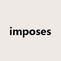 imposes是什么意思