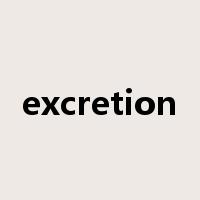 excretion是什么意思