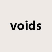 voids是什么意思