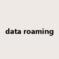 data roaming是什么意思