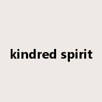 kindred spirit是什么意思