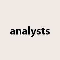 analysts是什么意思