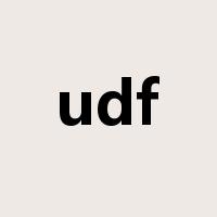 udf是什么意思