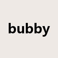bubby是什么意思