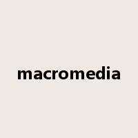 macromedia是什么意思