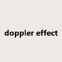 doppler effect是什么意思
