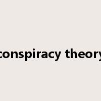 conspiracy theory是什么意思