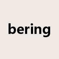 bering是什么意思