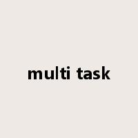 multi task是什么意思