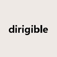 dirigible是什么意思