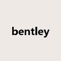 bentley是什么意思
