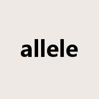 allele是什么意思