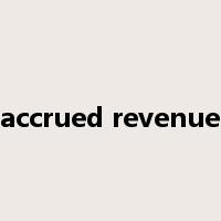accrued revenue是什么意思