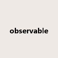 observable是什么意思