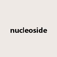 nucleoside是什么意思