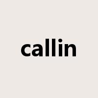 callin是什么意思