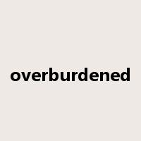 overburdened是什么意思