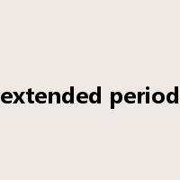 extended period是什么意思