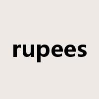 rupees是什么意思