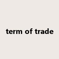 term of trade是什么意思