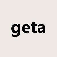 geta是什么意思