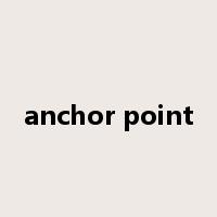 anchor point是什么意思