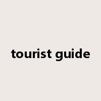 tourist guide是什么意思