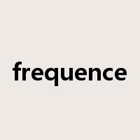 frequence是什么意思