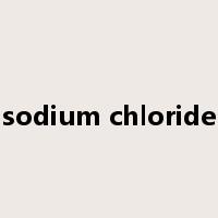 sodium chloride是什么意思