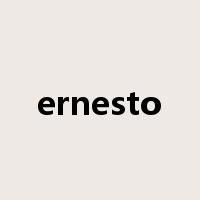 ernesto是什么意思