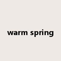 warm spring是什么意思