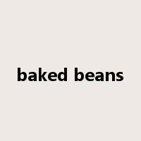 baked beans是什么意思
