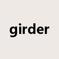 girder是什么意思