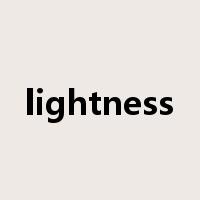 lightness是什么意思