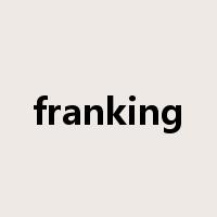 franking是什么意思