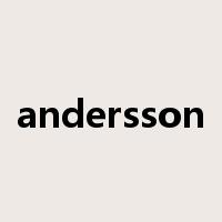 andersson是什么意思