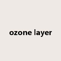 ozone layer是什么意思