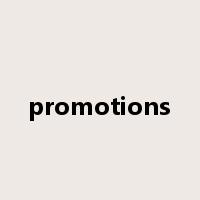 promotions是什么意思