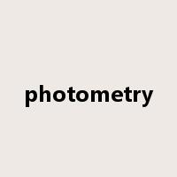 photometry是什么意思