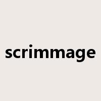 scrimmage是什么意思