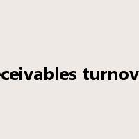 receivables turnover是什么意思