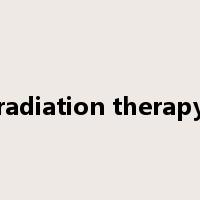 radiation therapy是什么意思