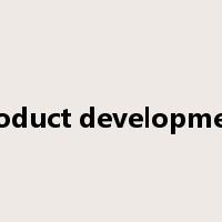 product development是什么意思