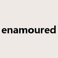 enamoured是什么意思