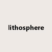lithosphere是什么意思