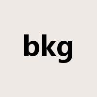 bkg是什么意思