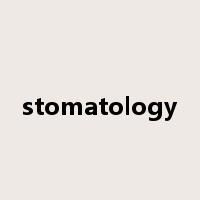 stomatology是什么意思