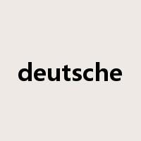 deutsche是什么意思