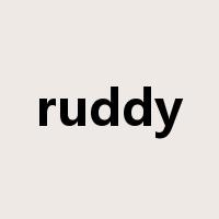 ruddy是什么意思