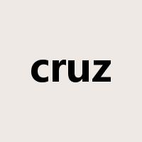 cruz是什么意思